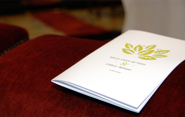 Wedding mass booklet