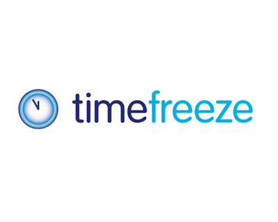 Timefreeze logo en folder